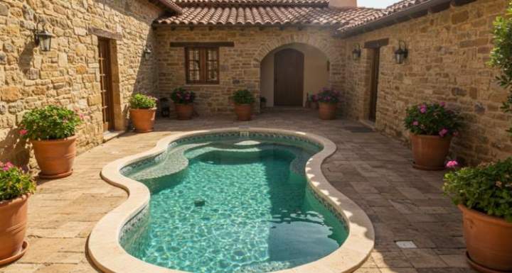 Mini piscine en coque Valence